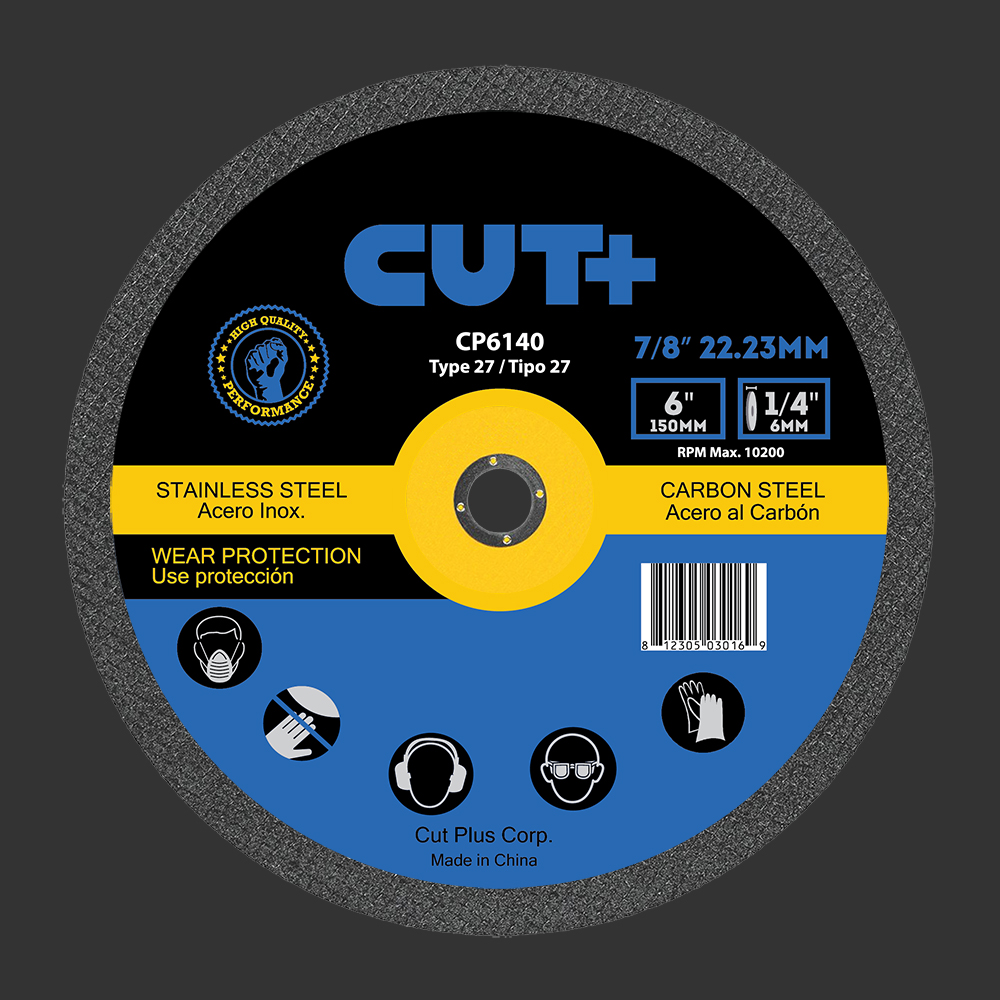 6 in. x 1/4 in. x 7/8 in. CUT+